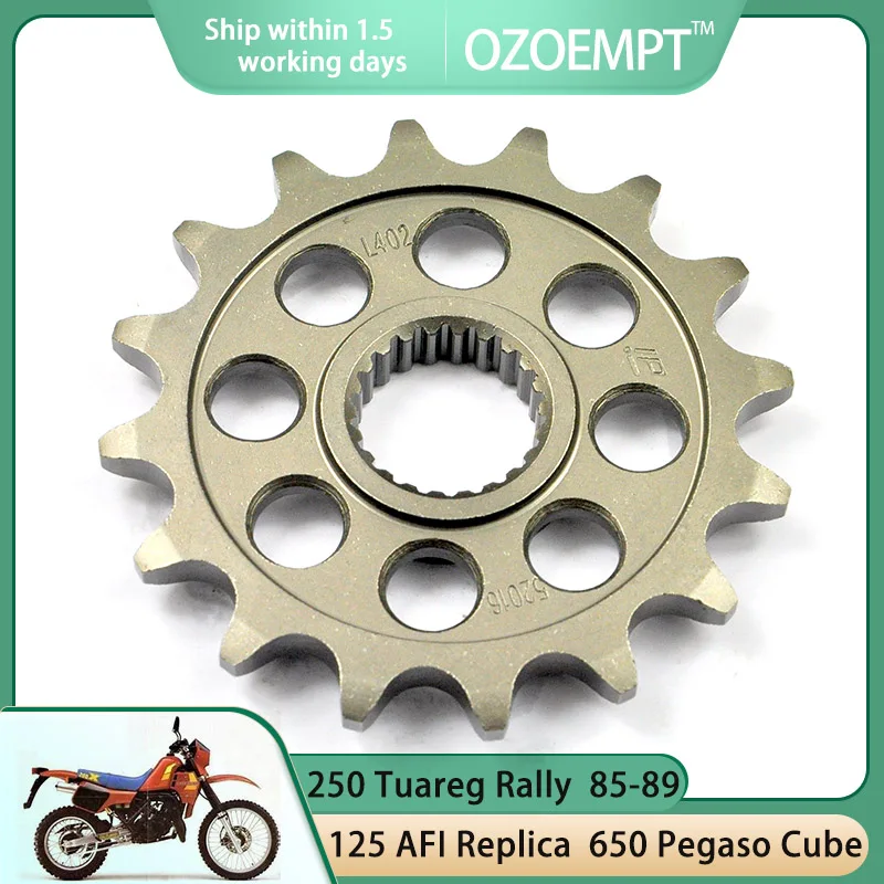 La Ruota Dentata Anteriore Del Motociclo Ozoempt 520-16T Si Applica Al 125 Afi Replica 250 Tuareg Rally 650 Pegaso,Pegaso Cube,Pegaso Es.