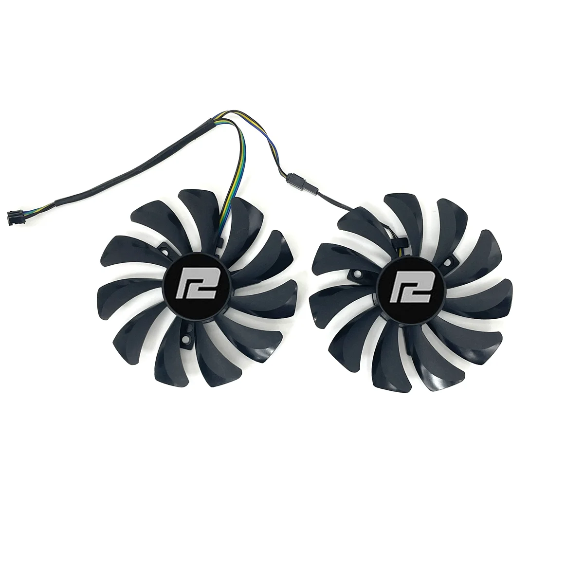 New 85mm Cooling Fan For Powercolor RX 6700 6650 6600 XT RX 5700 5600 XT V2 Fighter Graphics Cards cooler Fan