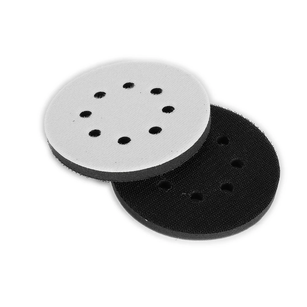 

2PCS 5 Inch(125mm) 8-Hole Soft Sponge Interface Pad For Sanding Pads Hook&Loop Sanding Discs For Polishing Abrasives