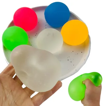Squishy Stress Balls Resistance Fidget Toys Sensory Stress Relief Hand Therapy Toys Rebound Pinch Squeeze Ball for Kids Adults