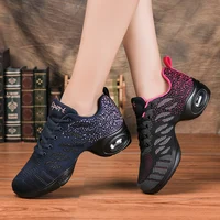 2022 Sneakers Dance Shoes For Women Flying Woven Mesh Comfortable Modern Jazz Dancing Shoes Girls Ladies Outdoor Sports Shoes 1