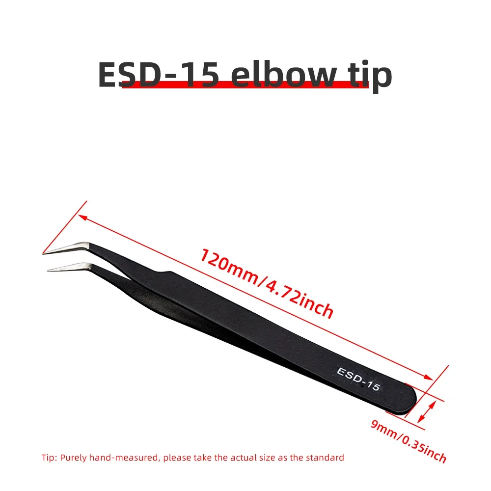 Precision Antistatic Tweezers and Multifunction Nipper Tool Set