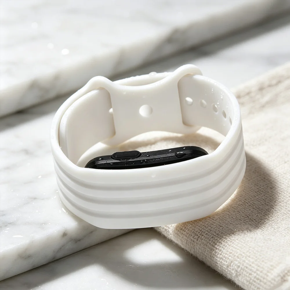 Silicone Strap: Soft, Waterproof, Lightweight, and Breathable Sport Wristband