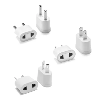 US ไปยัง EU ปลั๊กอะแดปเตอร์อเมริกันยูโรยุโรป Power Adapter Converter EU ไปยัง US AU Travel Adapter ปลั๊กชาร์จไฟฟ้า 1