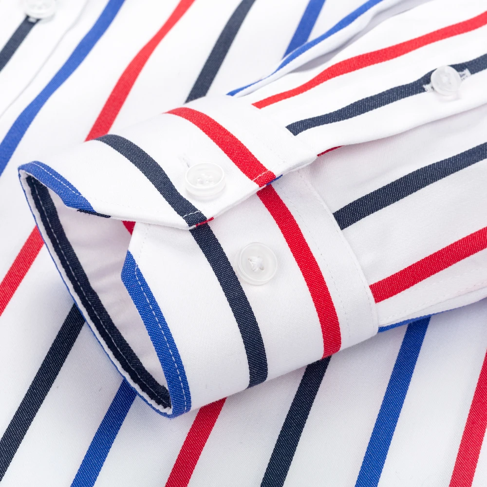 Men Casual Long Sleeve Dress Shirts