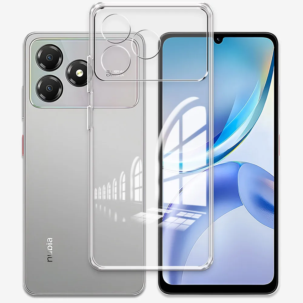 Clear Soft Silicone Shockproof Phone Case - Transparent Protective Cover