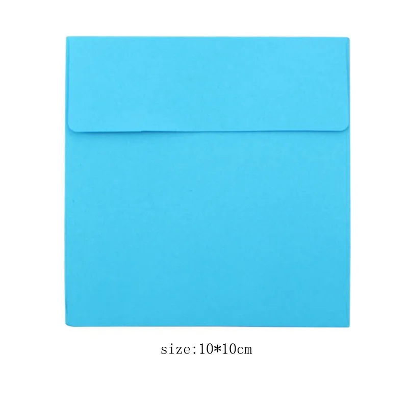 20pcs 10*10cm Square Creative White Black Color Envelope Card Letter Paper Gift Mini Envelopes mini envelopes