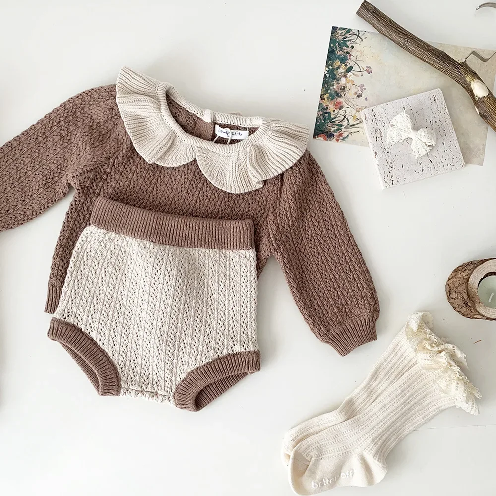Baby Girls Sweater and Bloomers Clothing Set