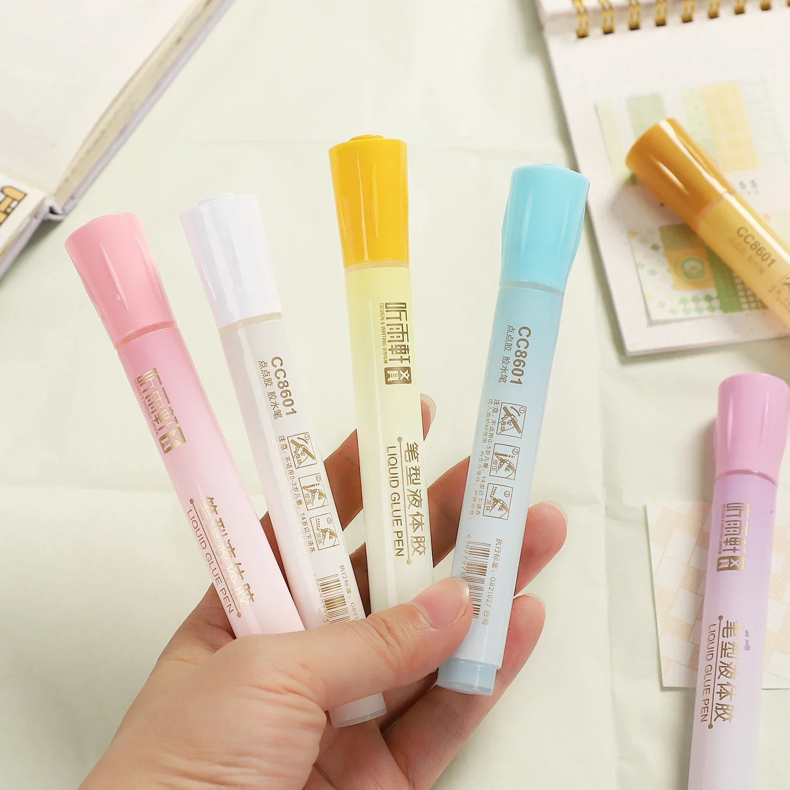 간단한 빠른 경화 분배 접착제, 창의적인 DIY 학생 용품, 대용량 펜 유형 액체 접착제, 10ml