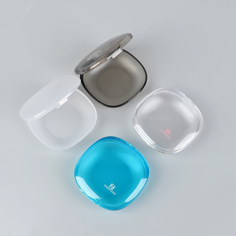 Denture Storage Container Holder Invisible Braces Box Teeth Cosmetic