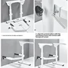 Disability Assistance Equipment Toilet Armrest,Elderly Mobility Aids Help Safety Handrail,Anti Slip Foldable Toilet Seat Bracket 6
