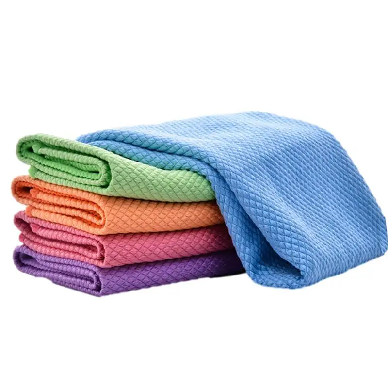 

Cleaning Cloth Microfiber Glass Clean Towel Reusable Washable Lint remover Cleaning Rags for Mirror Kitchen Glass Car Window
