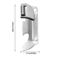 Ouvre-boîte manuel en acier inoxydable, coupe-boîtes pour canettes de bière et boissons, ouvre-couvercles pour le camping, les voyages et la cuisine 6