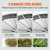 VEVOR Leaf Bowl Trimmer,19'' Trimmer Bowl,Manual Bud Trimmer w/Stainless-Steel Blades for Twisted Spin Cut,Clear Visibility Dome 4