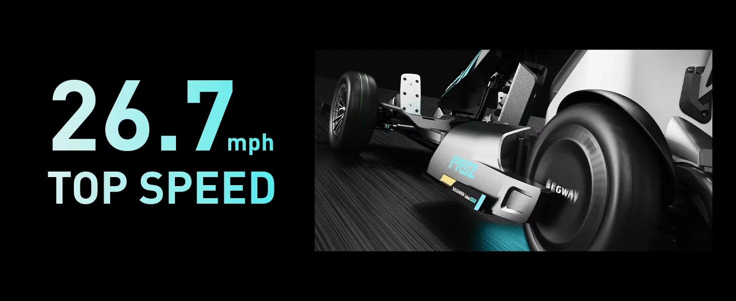 New Electric Racing Manumatic Go Karts with 4 Gears 43Km/h Max Speed for Kids Adults Original Ninebot Go Kart Pro 2