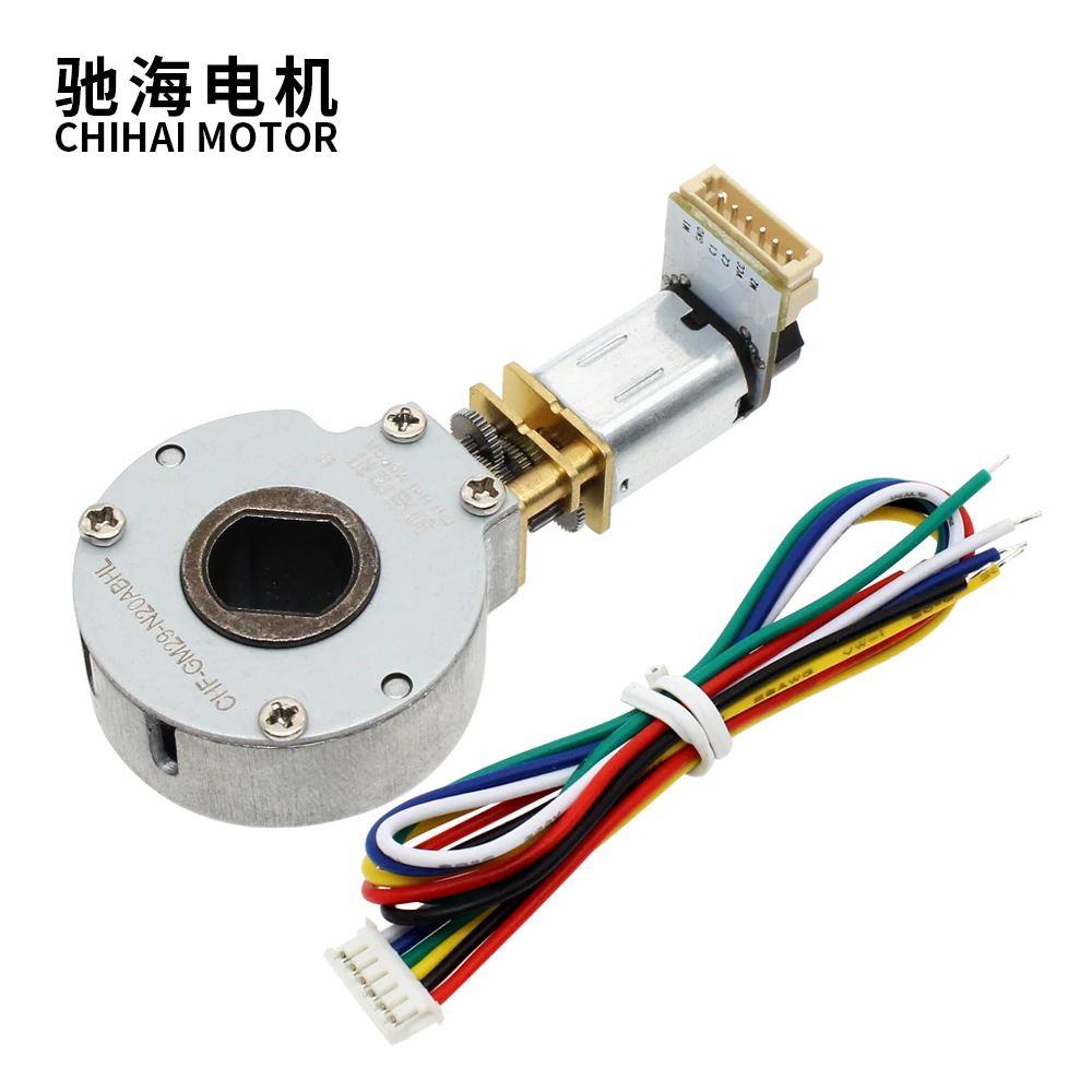 Chihai Motor Chf-Gm29-N20Abhl 29Mm Dc 3V 6V 12V Mini Dc Motore Di Codifica A Velocità Variabile Secondaria Per Fai Da Te