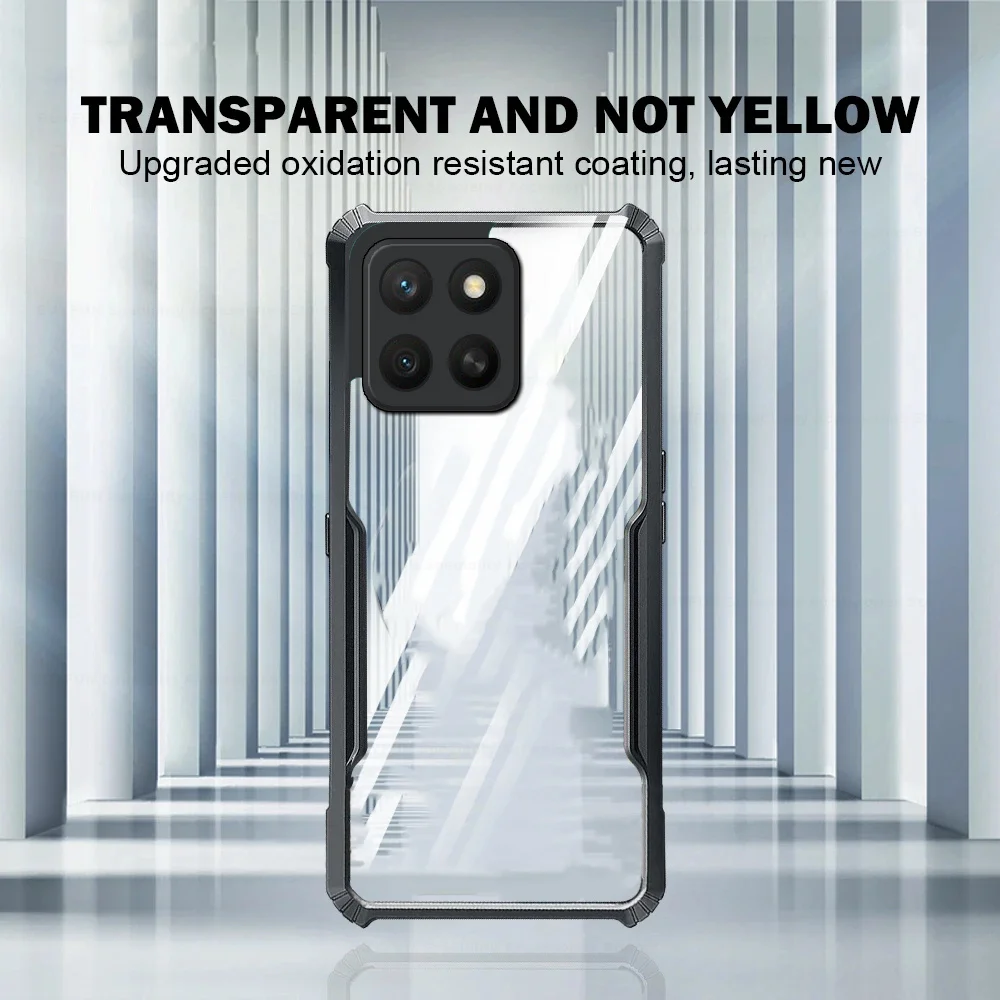 Crystal Clear Shockproof Camera Protector Case - Durable Acrylic Back Cover