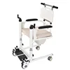 Bedridden Patients Lifting Device Commode Chair Bathroom Toilet Stair Manual Lift Chair Transfer Shift lift Chair with Commode 6