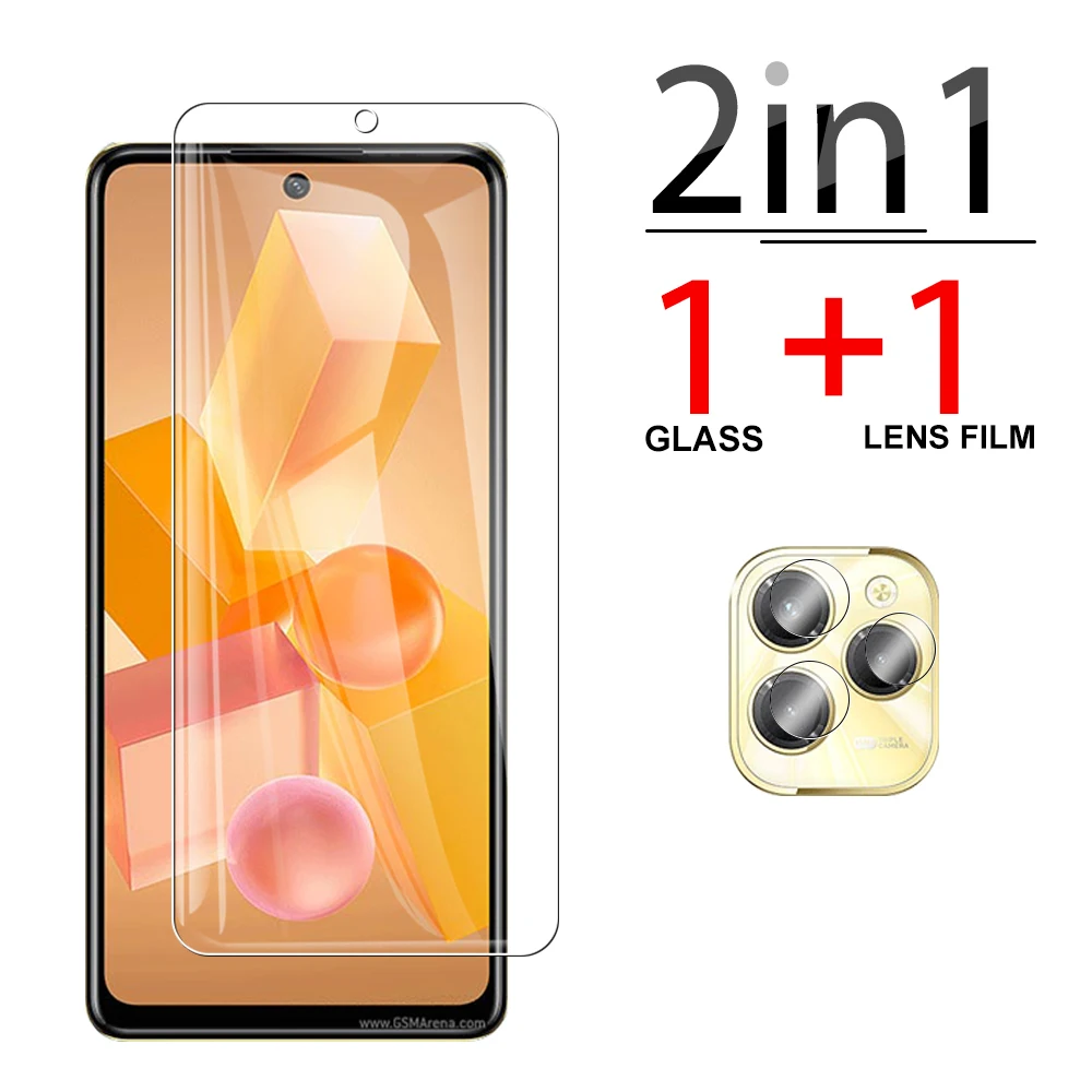 

2in1 Clear Lens Screen Protector For Infinix Hot 40 Pro protective glass Hot40 4G 40pro 6.78 inches Anti-Scratch tempered glass