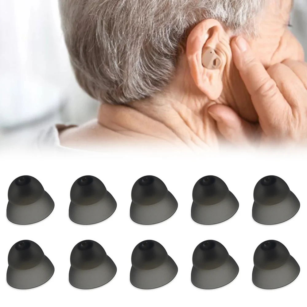 10-100pcs Hearing Aid Domes Eartips Hearing Aid Earplug Earbud Cover