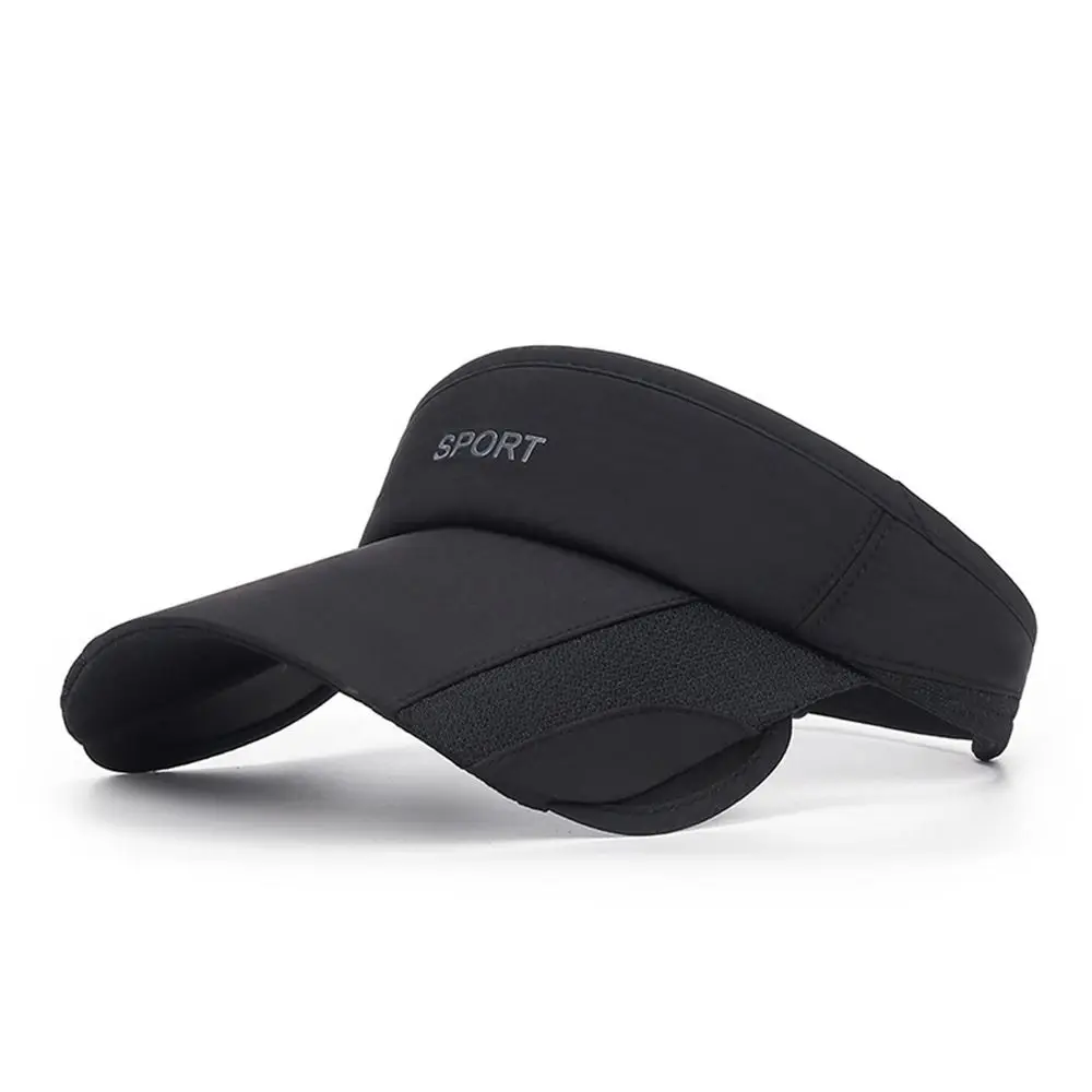 Empty Top Empty Top Sun Visor Hat Casual Retractable Brim Summer Golf Hat Quick Dry Sunshade Baseball Cap Tennis 2