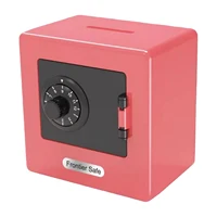 Mini Bank Money Box Retro Atm Rotating Password Cash Coins Saving Box Bank Safe Box Automatic Deposit Banknote Desktop Ornaments 1