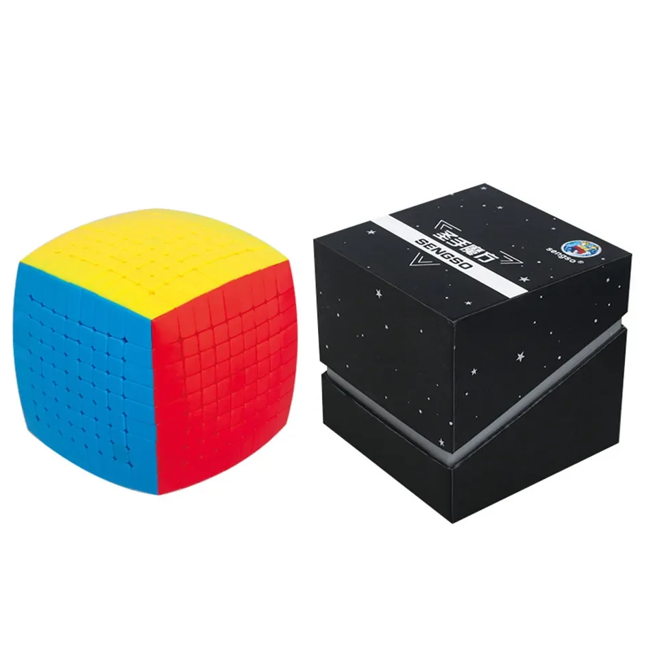 Sengso Magic Puzzle 9x9 Shengshou 9x9x9 Speed Cube Stickerless 80mm Professional Cubo Magico High Level Toys for Children Puzzle