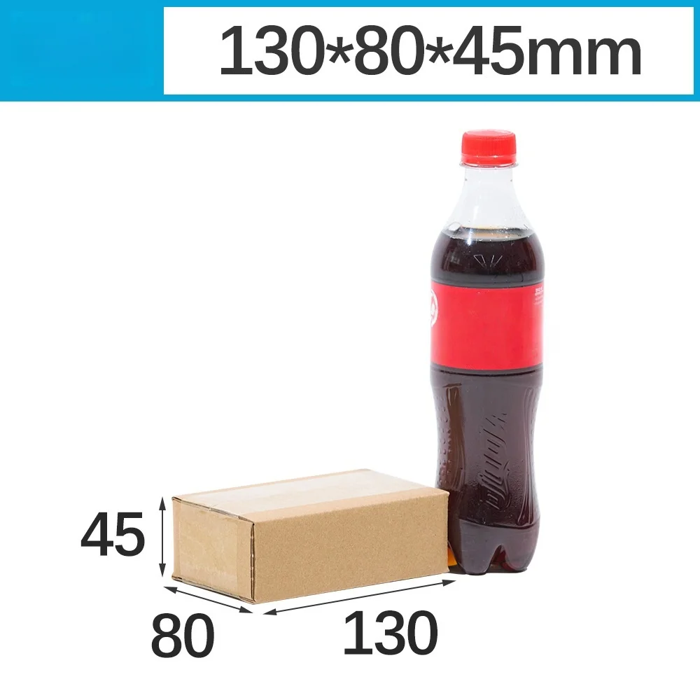 Kartonnen Verzendverpakking Bruin Karton Blanco Kraftpapier Golfkartonnen Doos Voor Zakelijke Geschenkverpakkingen