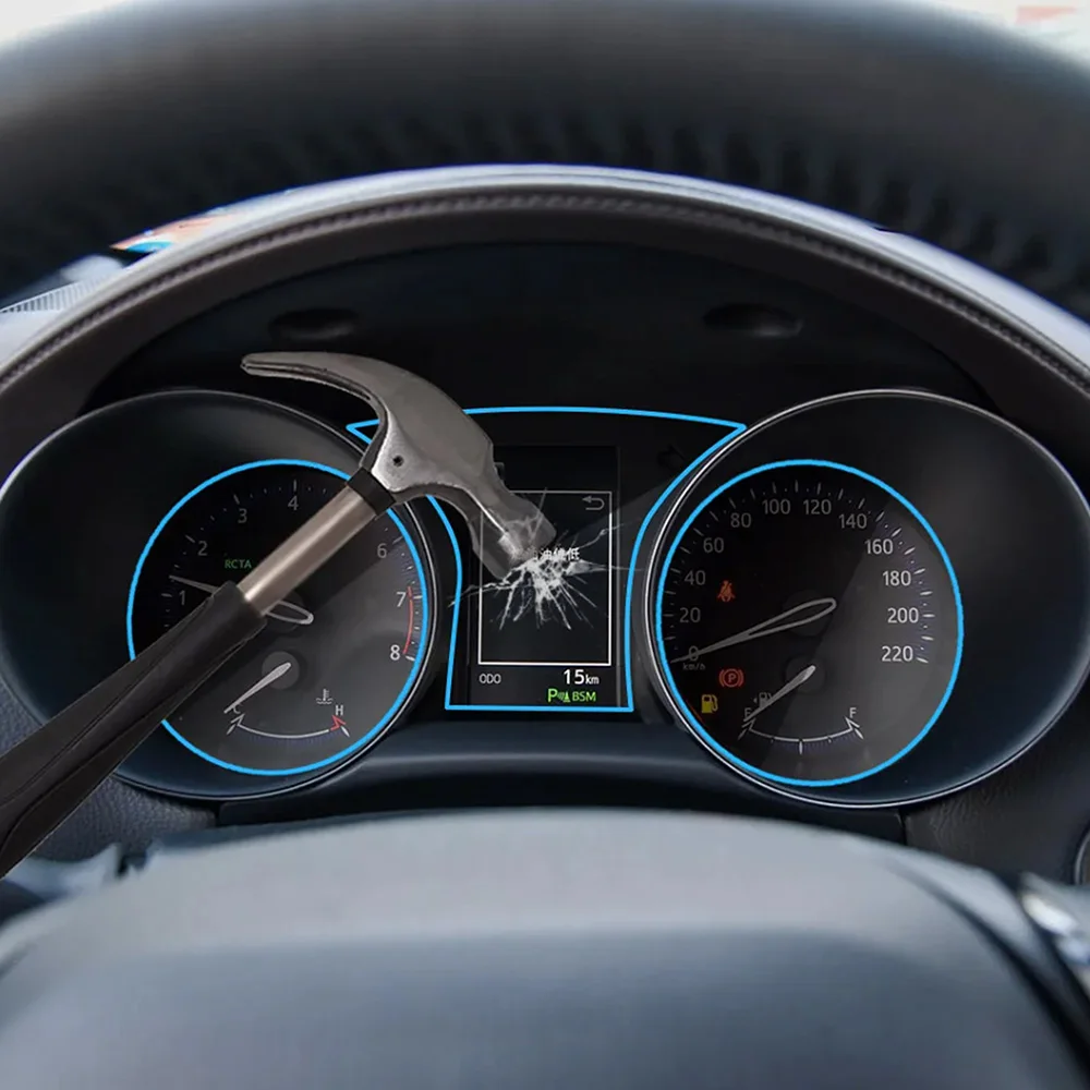 Premium PVC Dashboard Screen Protector Film