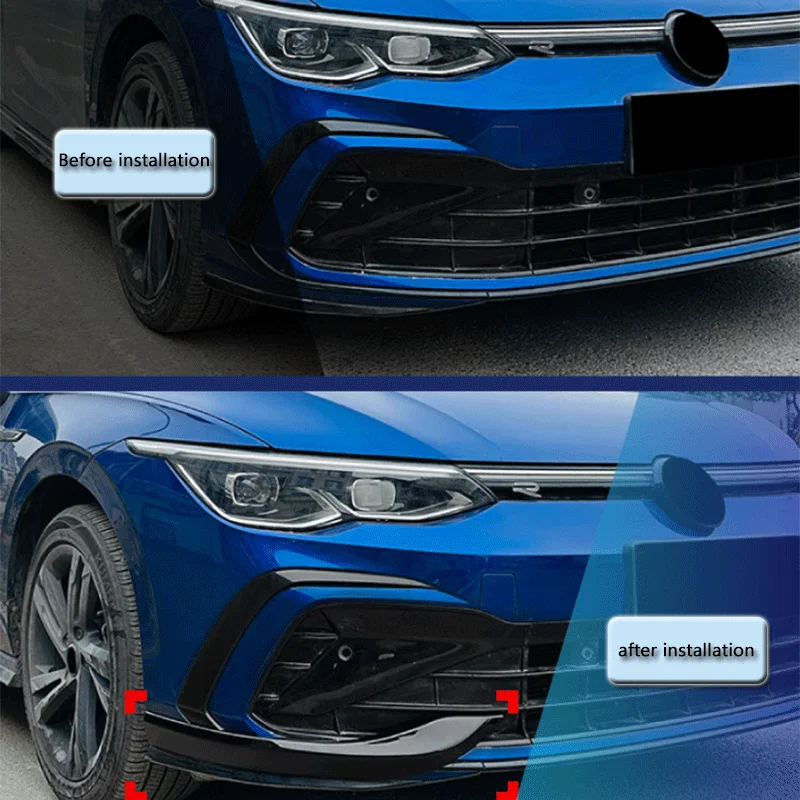 2020-2024 폭스바겐 골프 8 MK8 GTI R라인 개조용 CS 프론트 윈드 블레이드 개조 부품