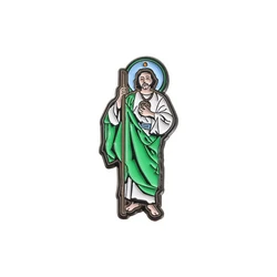 Our Lady of Guadalupe Enamel Pin Clip - Stylish Golf Cap Accessory (MJ157)