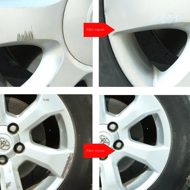 Aluminum Alloy Wheel Repair Kit Silver Touch Up Paint Pen Scratch Remover for Car Rims