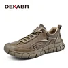 DEKABR Men's Shoes Genuine Leather Luxury All Seasons Quality Comfortable Handmade Anti-Skid Platform Men Casual Shoes 1