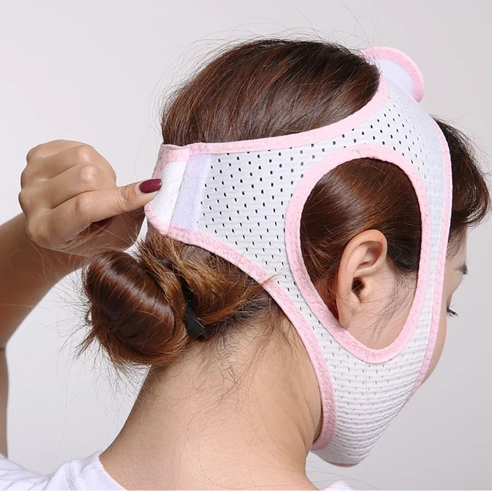 Stop Snoring Mask Anti Snore Strap Nasal Sleeping Snoring Belt Snore Headband Sleep Apnea Chin Jaw Support Strap For Men Women Stop Snoring Anti Snoring Band Anti Snoring Belt