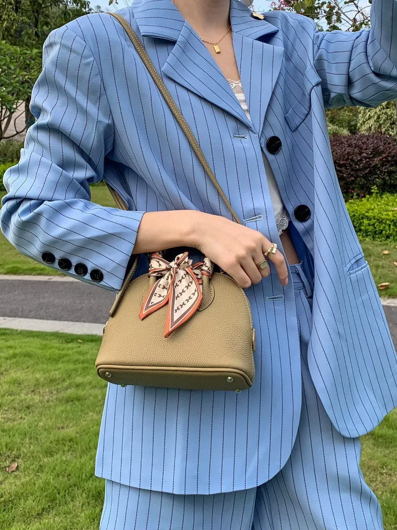 Klassische Damen Handtasche Aus Leder Als Umhängetasche Klein_voghion.com