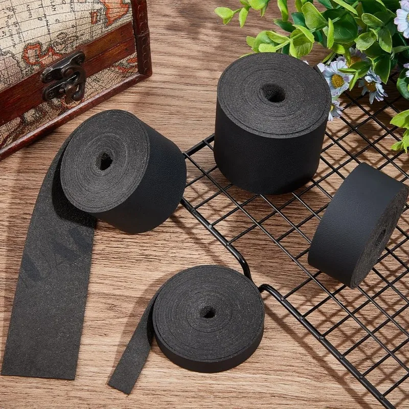 1 Roll 12.5mm Wide Black Grain Leather Strips 200cm Long Flat Leather Cord 1.2mm for DIY Crafts Keyrings Boot Lace Jewelry