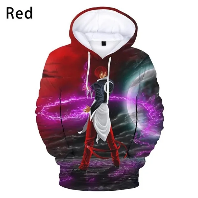 

Men New Fashion The King Of Fighters 3D Printed Casual Hoodie Harajuku Style Hoodie Streetwear Tops For Boys Plus Size Hooded