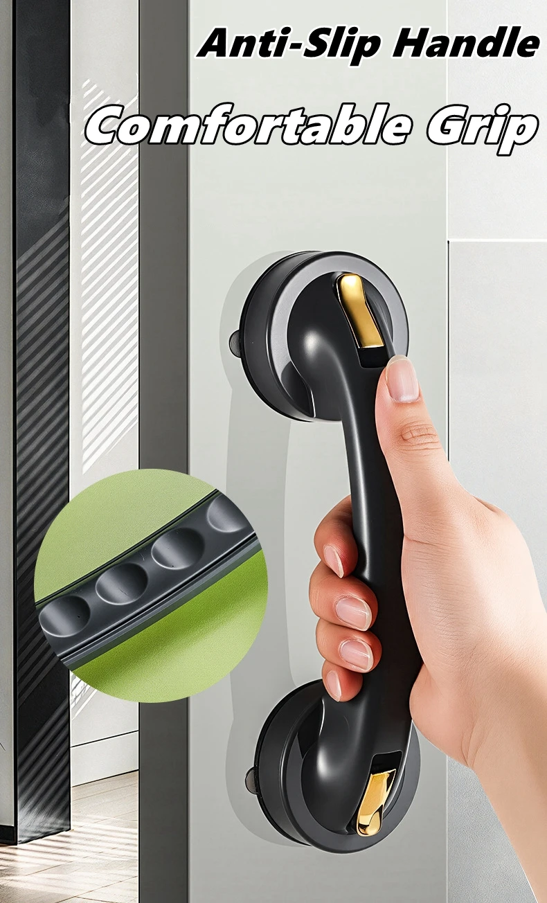 ราวจับสำหรับอาบน้ำในอ่างอาบน้ำ ราวจับแบบดูดติดผนังสำหรับห้องน้ำ อ่างอาบน้ำ ราวจับสำหรับผู้สูงอายุและผู้พิการ เพื่อความปลอดภัย 1