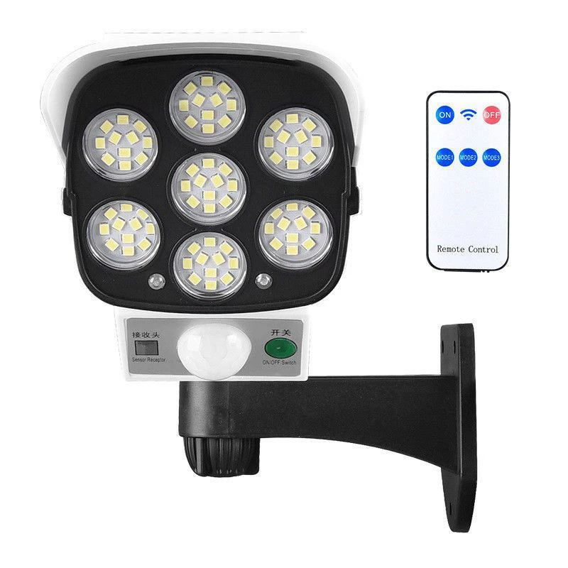3 Modes Multi-angle Lighting High Simulation Camera Solar Surveillance Lights 77
