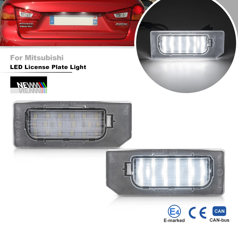 

Светодиодные задние фонари Canbus для номерного знака Mistubishi ASX Outlander 2018 2019