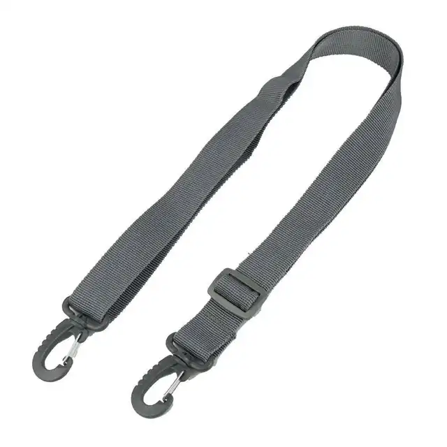 gray shoulder strap