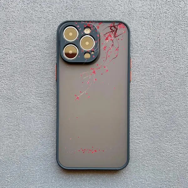 Pink Peach Blossom Floral Phone Case - Elegant Flower Back Cover