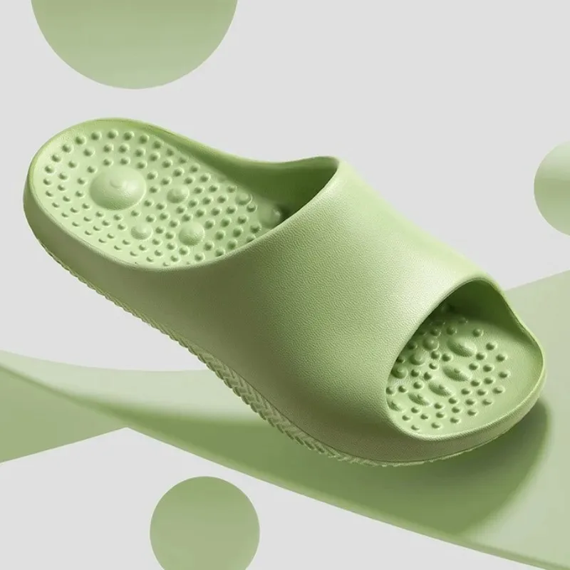 Big Size 45 Acupressure Slippers for Men and Women - Non-Slip House Shoes with Massage Nodes for Indoor, Bathroom & Relaxation