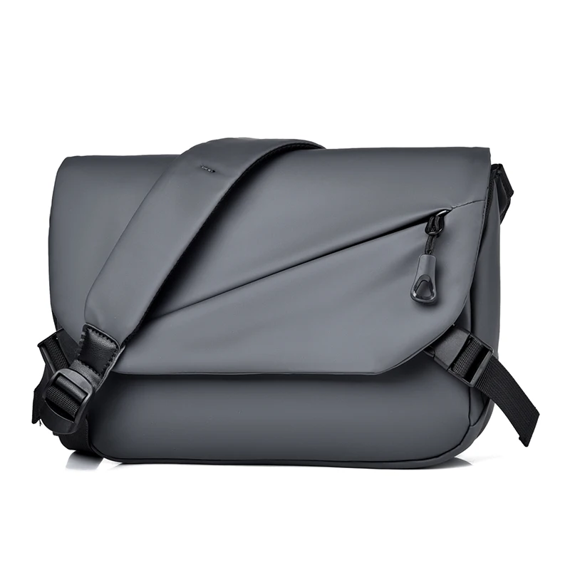 Men's multifunctional shoulder bag, casual large capacity business travel bag, fashionable storage crossbody bag