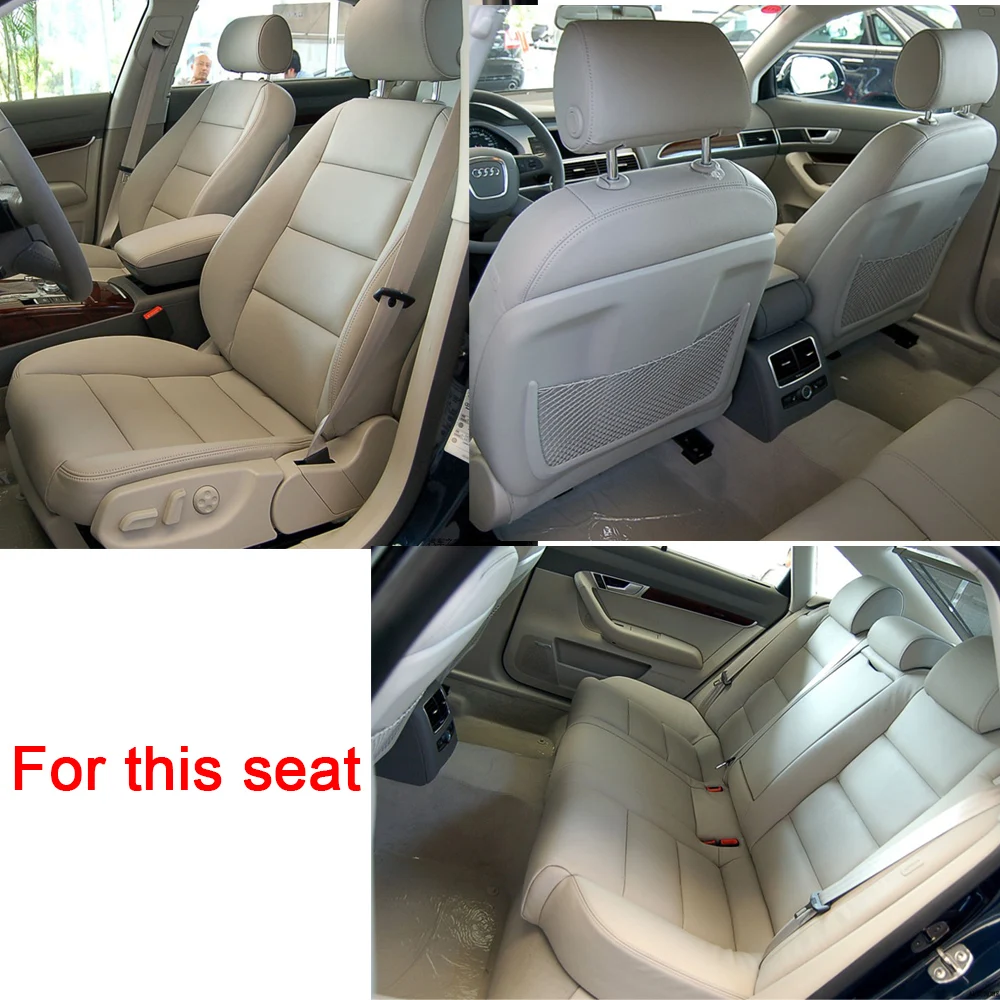 아우디 A6 4F C6 2005 2006 2007 2008 2009 2010 2011 PU 가죽 자동차 시트 커버, 자동차 특수 시트 커버, 인테리어 액세서리