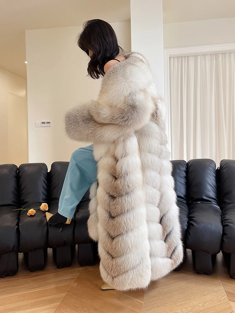 総丈90㎝ シャドーフォックス ARIANNA ファーコート XL相当 総丈90㎝ シャドーフォックス ARIANNA ファーコート XL相当