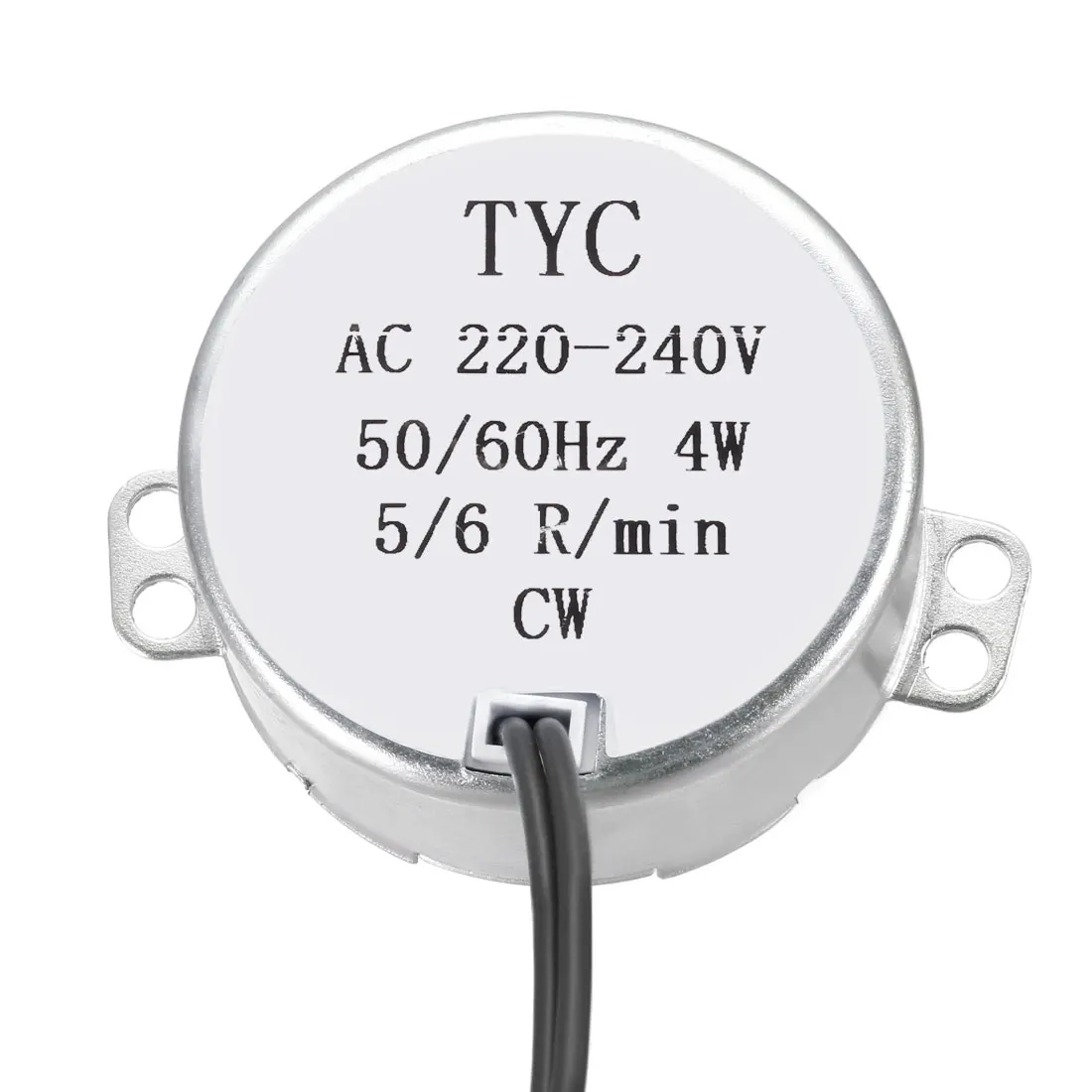 AC 220-240V 50/60Hz 영구 자석 동기 모터 4W 5-6RPM 턴테이블 전기 모터 팬 모터 전자 레인지 부품