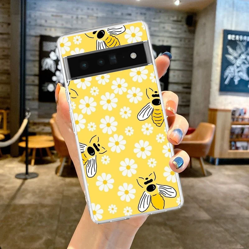 Bee Honey Soft TPU Clear Phone Case