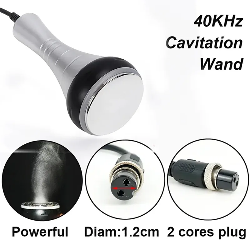 Body Slimming Machine Ultrasonic Cavitation Probe Vacuum Rf Radio Frequency Laser Reduction Lipolaser Firm Skin Beauty