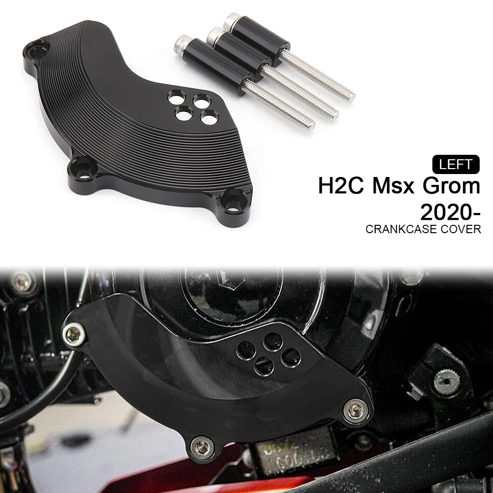 

Motorcycle H2C Msx Grom Aluminum Engine Stator Crank Case Generator Cover Crankcase For Honda H2C MSX GROM 2020 2021 2022